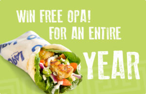 Win free opa! for a year